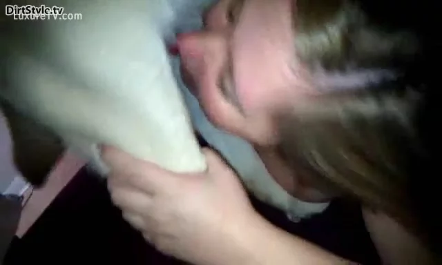 Dog Gets Oralstimulation