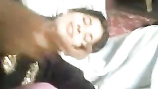 Submissive and youthful Arab BBC slut of my ally is getting knob slapped
