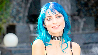 Blue-Haired Slut MILF Gagging On A Thick Cock Before Getting Roughly Fucked In Every Hole