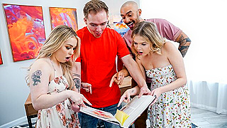 Stepsiblings Get A Hands-On Lesson In Pussy 101 After Discovering Their Dumbass Bros Don’t Know How It Works