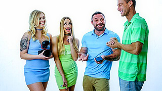 Two Dads Bust a Nut Saving Their Stepdaughters’ Raunchy Fan Page by Screwing Them Silly On Camera