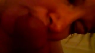 My insatiable white milf wife blowing my dong nonstop