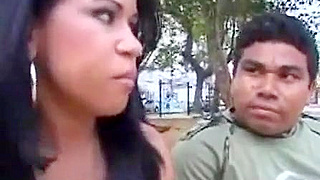 Midget gal wife discovered a giant weenie to engulf