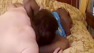 White guy fucking midget dark woman