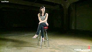 Beautiful serf interviews and acquires humiliated in the party
