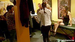 Horny slut wife getting painfully tortured in this BDSM