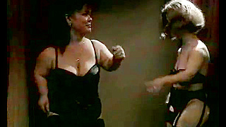 A libertine dwarf playing with a pair