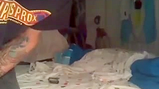 Titless brunette hair BBC slut have enjoyment with me in a bedroom