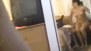 I fuck a dark brown babe's pussy doggy position in homemade sex movie