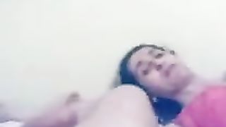 Egyptian brunette hair milf wife gives outstanding blowjob on livecam