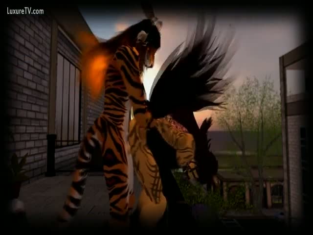 3danimalchudai Video - 3D horse and tiger fucking - XXX FemeFun