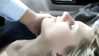 Amazing sex tape with me fucking my wife's bawdy cleft unfathomable in a car