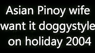 Eating my breasty Pinoy milf white bitch and fucking in doggy style