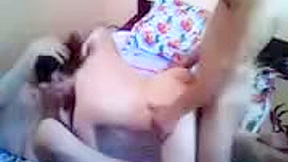 Sharing my sexy white brunette hair housewife with my neighbour