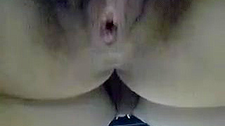 Hairy white vagina of my dark brown black cock sluts screwed on web camera