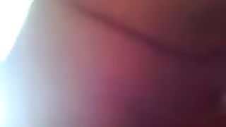 My chunky breasty Arabic dirty slut wife exposes her huge bumpers and sucks my knob