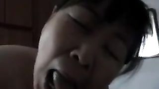 Crazy Asian milf sucks my schlong and appears to be to be unable to stop