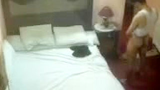 Hidden web camera movie scene of thick Arab hooker getting screwed in hotel
