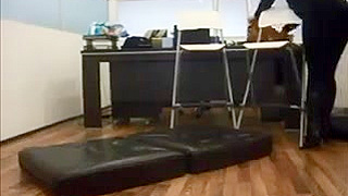 Chubby white horny white wife cheats on her husband with me on the floor