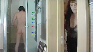 Getting tempted by my girlfriend's excited milf mama