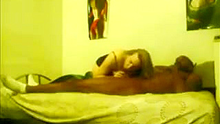 My blond housewife sucks my dark log and acquires her vag smashed