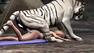 Tiger fucking a wicked blond - XXX FemeFun