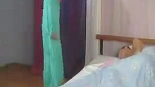Tempestuous non-professional black cock sluts wearing Hijab bonks furiously