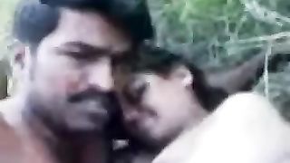 Horny Indian pair having vehement sex in the mountains