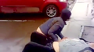 Wasted daddy goes unconscious during the sex