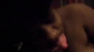 Plump unattractive as fuck Desi dark brown older wife provides hubby with BJ