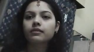 Sweet and youthful Indian wifey sucks diminutive ramrod of her hubby
