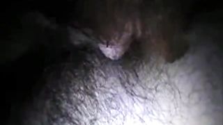 Wife licks and sucks his balls up before getting cumshot in her mouth
