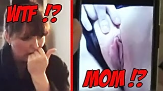 Real incest! Son Caught Jerking to Mom's Pics