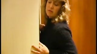 Mom comes into the son's room for a quick fuck in a real mom xxx incest video