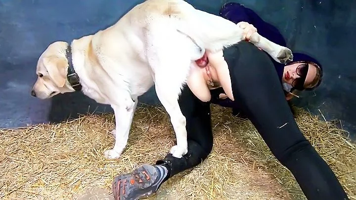 Girl having sex with pig