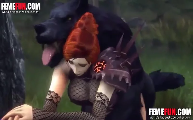 Zoo Sex Toon Porn - Hentai XXX toon sex with dog fuckind girl - XXX FemeFun