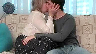 Filthy Grandpa Strips & Fucks His Naughty Cougar Like A Savage