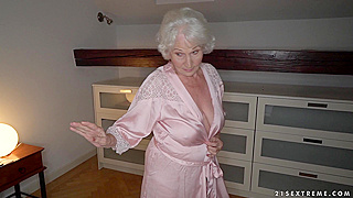 Granny Gets Naughty Behind Hubby’s Back With A Young, Hung Stallion