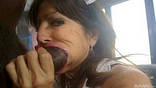 Thick Maid Gobbles Down A Monster Black Cock Like A Starved Slut
