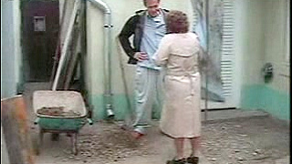 Watching A Horny Granny Get Absolutely Wrecked By A Wooden Monster