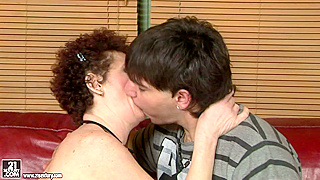 Raunchy Granny Goes Wild Riding A Student’s Hard Dick Like A Slut