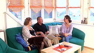 Intense Sofa Encounter Leaves Mature Beauty Gasping For Breath While Getting Thoroughly Stuffed
