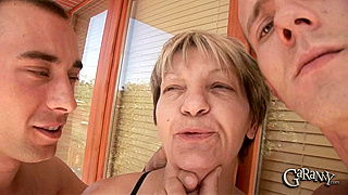 Heavily Tattooed Latina Monica Gets Ravaged By Two Horny Studs.