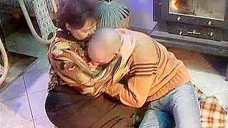 Lusty Granny Enthusiastically Sucking And Riding A Young Stiff Cock