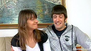 Lusty German Wife Gets Fucked By Two Cocks In Both Holes Roughly