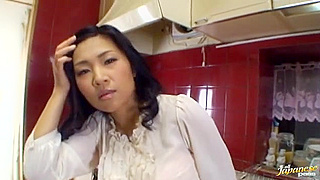 Sizzling Asian Goddess Sucks Big Dick, Then Gets Fucked Hard In Kitchen