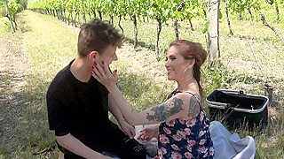 Horny Blonde Cutie Gets Nailed Hard in a Steamy Outdoor Fuck Fest