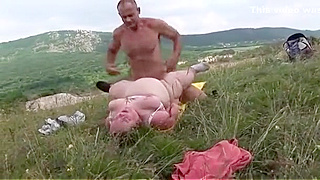 Lustful Fat Woman Gets Fucked Hard in Public Picnic Fuck Fest