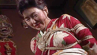 Breathless as a Mature Japanese Wife in Kimono Submits to Hot, Tight Bondage!
