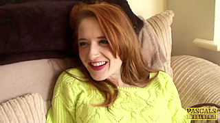 Redhead Babe Screams as Stud Takes Over Her Vibrating Orgasms